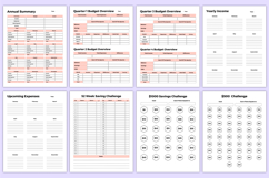 Ultimate 2026 Budget Sheets Bundle Canva Template Product Image 9