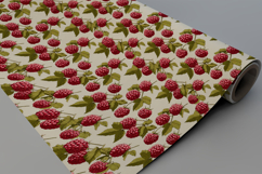 Red Raspberry Seamless Pattern and Digital Paper Design Product Image 8