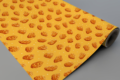 Chicken Nugget Seamless Pattern and Digital Paper Product Image 9