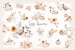 Cozy Season Watercolor Arrangements Product Image 3