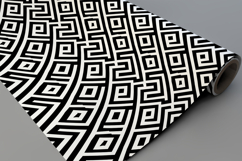 B&amp;W Greek Key Seamless Pattern and Digital Paper Design Product Image 9