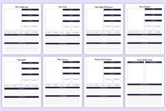 2026 Magical Moon &amp; Tarot Journal Canva Templates Product Image 9