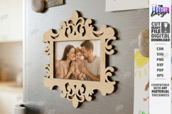 Fridge Magnet Frame Laser Cut Bundle | Magnetic Photo Frame Product Image 11