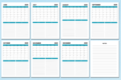 5 Year Monthly Agenda 2026 - 2030 Canva templates Product Image 9