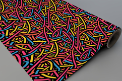Abstract Lines Seamless Pattern and Digital Paper Design Product Image 9