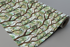 Brichwood Trees Seamless Pattern and Digital Paper Design Product Image 9