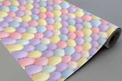 Pastel Quilted Puff Seamless Pattern and Digital Paper Product Image 9