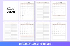 Editable 5 Years Monthly Planner 2024-2028 Canva Product Image 9