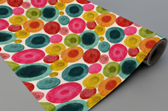 Bright Pop Circles Seamless Pattern and Digital paper Product Image 8