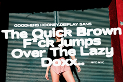 Goodhers Hooney | Display Sans Product Image 9