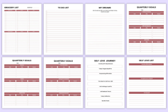 2026-27 Self Care Journal Canva Templates Product Image 9