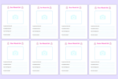 2026 Baby Memory Book Bundle Canva Template Product Image 9