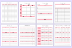 2026 Weight Loss Journal Canva Template Product Image 8