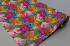 Oil paint Floral Texture Seamless Patter and Digital Paper Product Image 9