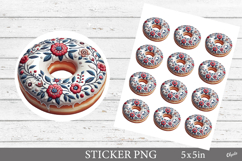 Independence Day Stickers PNG,  Patriotic Stickers Product Image 1