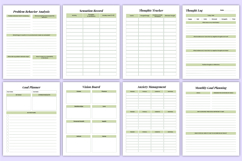 Therapy &amp; Self Care Workbook | Self Care &amp; Healing Canva Kdp Product Image 9