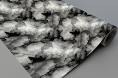 Black and White Alcohol Ink Seamless Pattern Product Image 9
