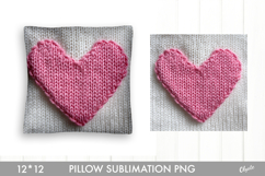 Knitting Pink Pillow Sublimation PNG Product Image 1