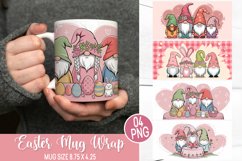 Easter Mug Wrap Design - Easter Gnome Sublimation Product Image 1