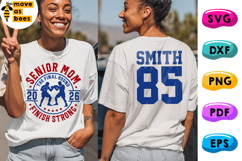 Boxing Senior Mom Svg, Png, Class Of 2026 Mom Shirt Svg Product Image 1