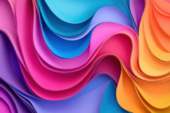 Colorful Waves Background Wallpaper Product Image 1