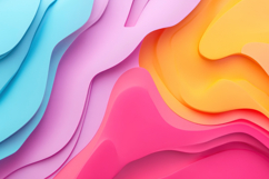 Abstract Colorful Wavy Background Wallpaper Product Image 1