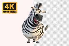 Laughing Zebra Transparent PNG Product Image 1