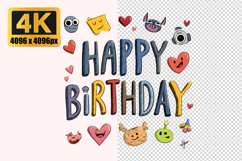 HAPPY BIRTHDAY Transparent PNG Product Image 1