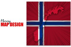 Norway National Day Map Design Product Image 1