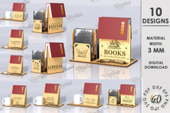 Book Stands Laser Cut Bundle. Book Holder SVG Product Image 1
