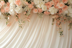 Elegant Wedding Floral Background Wallpaper Product Image 1