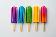 Rainbow Popsicles Background Wallpaper Product Image 1