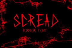 Scread - Horror, Thriller, Trash font Product Image 1