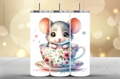 Mouse Tumbler Wrap| Tumbler Sublimation Wrap Product Image 1