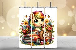 Horse Tumbler Wrap| Tumbler Sublimation Wrap Product Image 1