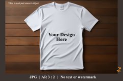 White T-Shirt Mockup Design Illustration 1 Product Image 1