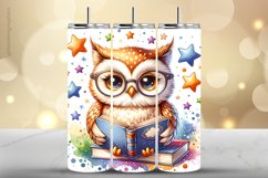 Owl Tumbler Wrap| Tumbler Sublimation Wrap Product Image 1