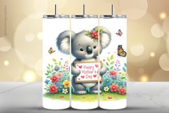 Koala Tumbler Wrap| Tumbler Sublimation Wrap Product Image 1
