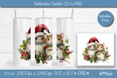 Christmas tumbler wrap png 20 Oz sublimation design Xmas Product Image 1
