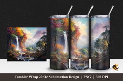 After Rain Tumbler Wrap Sublimation Design 1 Product Image 1