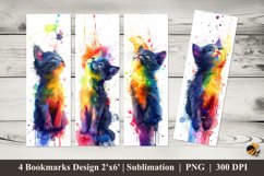 Small Joyful Bookmarks Sublimation Design Product Image 1