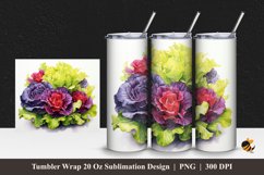 Natural Aroma Tumbler Wrap Sublimation Design 1 Product Image 1