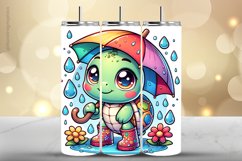 Turtle Tumbler Wrap| Tumbler Sublimation Wrap Product Image 1