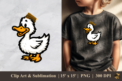 Father Duck DTF Sublimation Clipart Design 1 Product Image 1