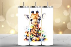 Girraffe Tumbler Wrap| Tumbler Sublimation Wrap Product Image 1