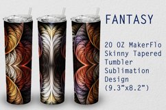 Tumbler Tapered 20 OZ Sublimation Fantasy Wrap Design Product Image 1