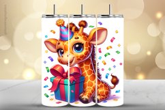 Girraffe Tumbler Wrap| Tumbler Sublimation Wrap Product Image 1