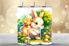 Rabbit Tumbler Wrap| Tumbler Sublimation Wrap Product Image 1