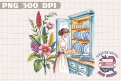 Cozy Kitchen Props Sublimation Design PNG Clipart Scrapbook Product Image 1