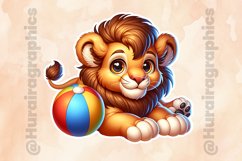 Lion|Printable Animal Sticker Product Image 2